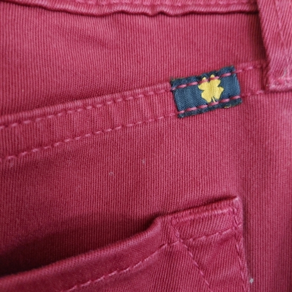 Lucky Brand Jeans Sofia Capri, Wine Red, 26 - Picture 4 of 7